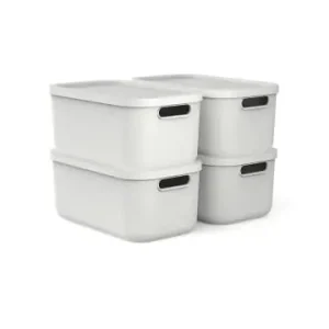 Sichere Zahlung Rotho Aufbewahrungsbox 4er Set 12 l ALBULA LIGHT günstig kaufen | limango