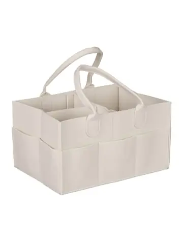 Günstig relaxdays Baby-Windel-Caddy in Beige günstig kaufen | limango