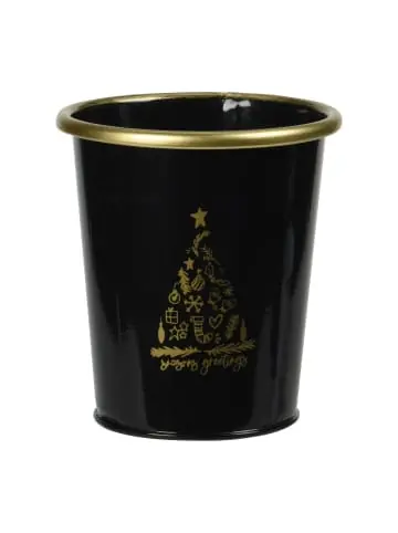 Kostenfreie Lieferung Home&Styling Collection Metalleimer in schwarz günstig kaufen | limango