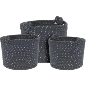 Letzte Chance Home&Styling Collection Dekokörbe in grau günstig kaufen | limango