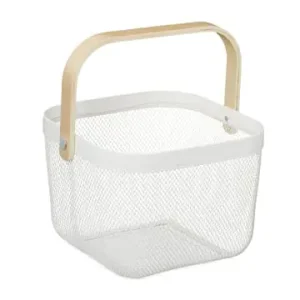 Must-Have relaxdays Aufbewahrungskorb in Weiß - (B)26 x (H)17,5 x (T)24,5 cm günstig kaufen | limango