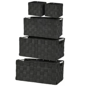 Home&Styling Collection Aufbewahrungskörbe-Set in schwarz günstig kaufen | limango Highlight
