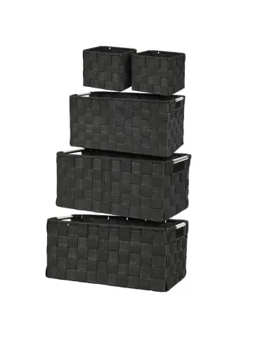 Home&Styling Collection Aufbewahrungskörbe-Set in schwarz günstig kaufen | limango Highlight