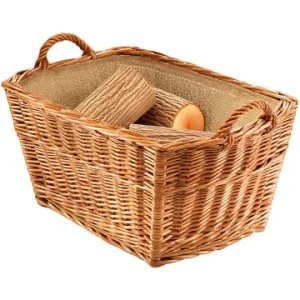 Heißes Angebot kobolo Kaminholzkorb WOODLINEN in Braun günstig kaufen | limango