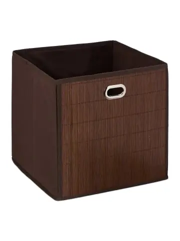 Sofort Bestellen relaxdays 5 x Aufbewahrungskorb in Braun - (B)31 x (H)31 x (T)31 cm günstig kaufen | limango