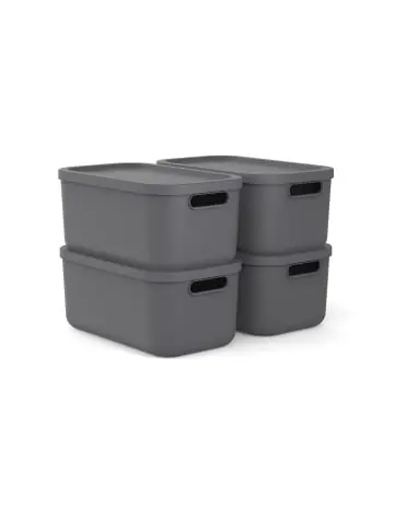 Rotho Aufbewahrungsbox 4er Set 12 l ALBULA LIGHT günstig kaufen | limango Neuheit