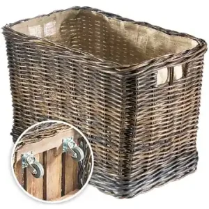 kobolo Kaminholzkorb RATTANJUTE in Braun günstig kaufen | limango Billig