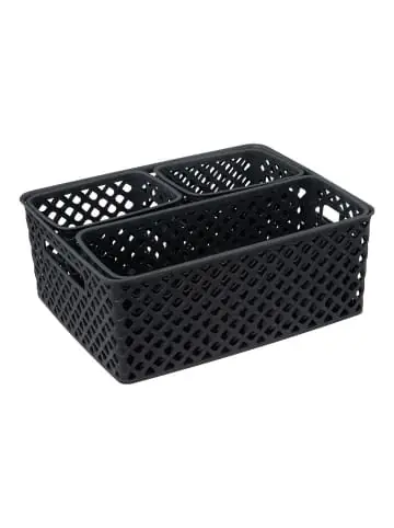 5five Simply Smart Aufbewahrungskörbe in schwarz günstig kaufen | limango Bestpreis