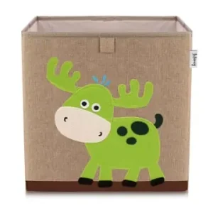 Lifeney Aufbewahrungsbox Hirsch dunkel, 33 x 33 x 33 cm günstig kaufen | limango Begrenztes Angebot