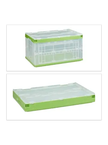 Jetzt Bestellen relaxdays 8x Transportbox in Grün - 60 l günstig kaufen | limango