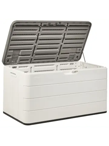 Abverkauf Beliani Truhe MILIES in Weiß/Grau - (W) 116 x (H) 60 x (L) 60 cm günstig kaufen | limango