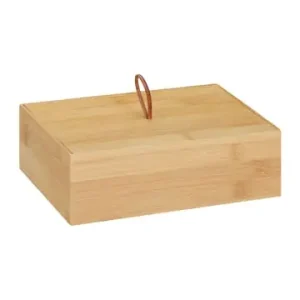 Billig relaxdays Aufbewahrungsbox in Natur - (B)22 x (H)7 x (T)15 cm günstig kaufen | limango