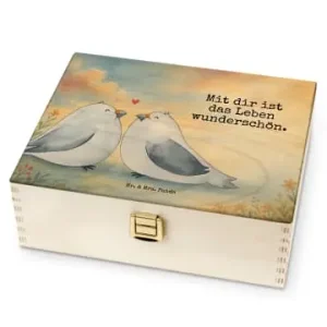 Schnäppchen Mr. & Mrs. Panda Aufbewahrungsbox für Teebeutel Turteltauben Lie... in Weiß günstig kaufen | limango