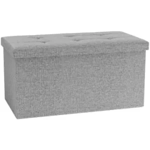 Finale Aktion VCMStoff Sitztruhe Sitzbank Aufbewahrungsbox Boxas in Grau günstig kaufen | limango