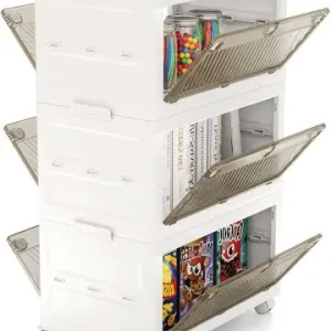 Wochenendangebot COSTWAY 126L Aufbewahrungsbox mit Deckel in Weiß günstig kaufen | limango