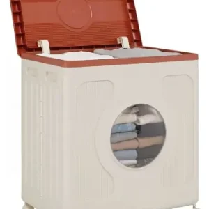 Schneller Versand COSTWAY Aufbewahrungsbox faltbar 45 L in Braun günstig kaufen | limango