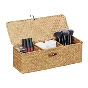 relaxdays Aufbewahrungsbox in Natur - (B)33 x (H)11 x (T)12,5 cm günstig kaufen | limango Aktuell