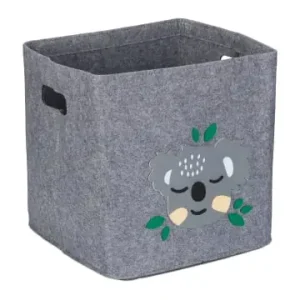 Versand Am Gleichen Tag relaxdays Kinder-Aufbewahrungsbox "Koala" in Grau - (B)33 x (H)33 x (T)33 cm günstig kaufen | limango