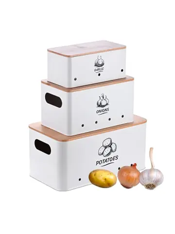 Garantierte Lieferung relaxdays 3 x Aufbewahrungsbox in Weiß günstig kaufen | limango