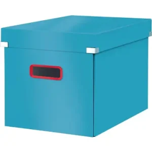 Zertifiziert Leitz Aufbewahrungsbox Click & Store Cosy Cube groß Karton blau günstig kaufen | limango