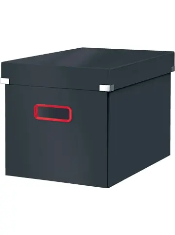 Leitz Aufbewahrungsbox Click & Store Cosy Cube groß Karton grau günstig kaufen | limango Schneller Versand