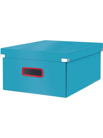 Heißes Angebot Leitz Aufbewahrungsbox Click & Store Cosy groß Karton blau günstig kaufen | limango