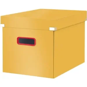 Leitz Aufbewahrungsbox Click & Store Cosy Cube groß Karton gelb günstig kaufen | limango Top-Preis