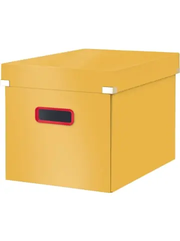 Leitz Aufbewahrungsbox Click & Store Cosy Cube groß Karton gelb günstig kaufen | limango Top-Preis