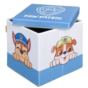 Saisonangebot roba Faltbare Sitz- & Aufbewahrungsbox 'Paw Patrol' - 4-seitig bedruckt - Blau / Weiß günstig kaufen | limango