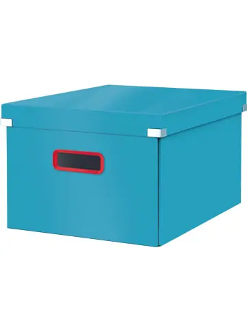 Leitz Aufbewahrungsbox Click & Store Cosy mittel Karton blau günstig kaufen | limango Preisknaller