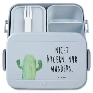 Mr. & Mrs. Panda Bento Box Kaktus Wut Motiv mit Spruch in Blau Pastell günstig kaufen | limango Heißes Angebot