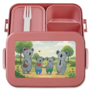 Mr. & Mrs. Panda Bento Box Koala Familie zwei Design ohne Spruch in Rot Pastell günstig kaufen | limango Kracherpreis