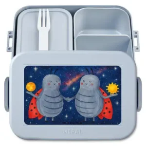 Mr. & Mrs. Panda Bento Box Sternzeichen Zwilling Design ohne Spruch in Blau Pastell günstig kaufen | limango Neuheit