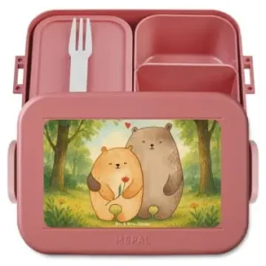 Mr. & Mrs. Panda Bento Box Bären Liebe Design ohne Spruch in Rot Pastell günstig kaufen | limango Highlight