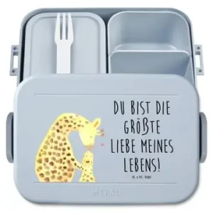 Bestseller Mr. & Mrs. Panda Bento Box Giraffe Kind Motiv mit Spruch in Blau Pastell günstig kaufen | limango