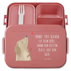 Neue Ware Mr. & Mrs. Panda Bento Box Hund Liebe Motiv mit Spruch in Rot Pastell günstig kaufen | limango