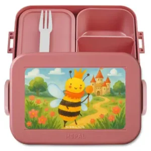 Top-Angebot Mr. & Mrs. Panda Bento Box Biene König Design ohne Spruch in Rot Pastell günstig kaufen | limango