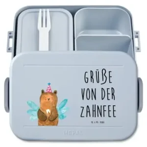Mr. & Mrs. Panda Bento Box Bär Zahnfee Motiv mit Spruch in Blau Pastell günstig kaufen | limango Preis Gesenkt