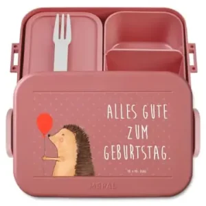 Kostenfreie Lieferung Mr. & Mrs. Panda Bento Box Igel Luftballon Motiv mit Spruch in Rot Pastell günstig kaufen | limango