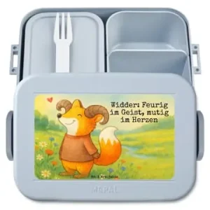 Mr. & Mrs. Panda Bento Box Widder Astologie Design mit Spruch in Blau Pastell günstig kaufen | limango Highlight