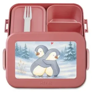Mr. & Mrs. Panda Bento Box Pinguine Kuscheln Design ohne Spruch in Rot Pastell günstig kaufen | limango Schneller Versand
