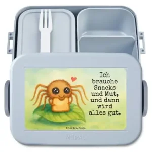 Nur Heute Mr. & Mrs. Panda Bento Box Spinne Agathe Sandwich Design mit Spruch in Blau Pastell günstig kaufen | limango