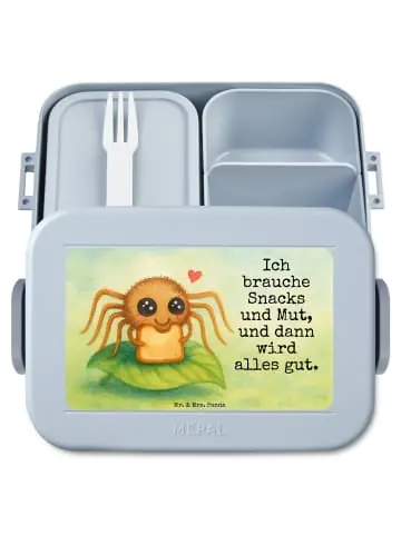 Nur Heute Mr. & Mrs. Panda Bento Box Spinne Agathe Sandwich Design mit Spruch in Blau Pastell günstig kaufen | limango