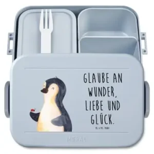 Geprüft Mr. & Mrs. Panda Bento Box Pinguin Marienkäfer Motiv mit Spruch in Blau Pastell günstig kaufen | limango