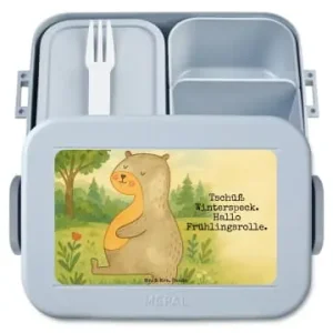 Meistverkauft Mr. & Mrs. Panda Bento Box Otter Bauch Design mit Spruch in Blau Pastell günstig kaufen | limango