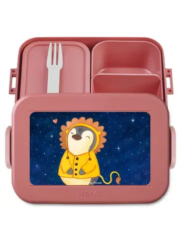 Mr. & Mrs. Panda Bento Box Löwe Astrologie Design ohne Spruch in Rot Pastell günstig kaufen | limango Versand Am Gleichen Tag