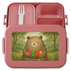 Mr. & Mrs. Panda Bento Box Bär Gefühl Design ohne Spruch in Rot Pastell günstig kaufen | limango Highlight