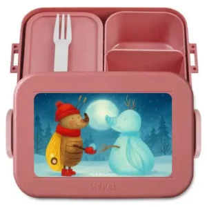 Mr. & Mrs. Panda Bento Box Nachtfalter Schneemann Design ohne Sp... in Rot Pastell günstig kaufen | limango Direktkauf
