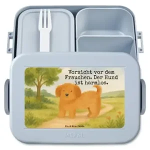 Mr. & Mrs. Panda Bento Box Hund Flauschig Design mit Spruch in Blau Pastell günstig kaufen | limango Schneller Versand