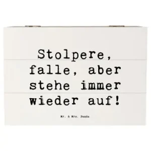 Super-Preis Mr. & Mrs. Panda Box Spruch Fehler machen und daraus lernen mit ... in Weiß günstig kaufen | limango